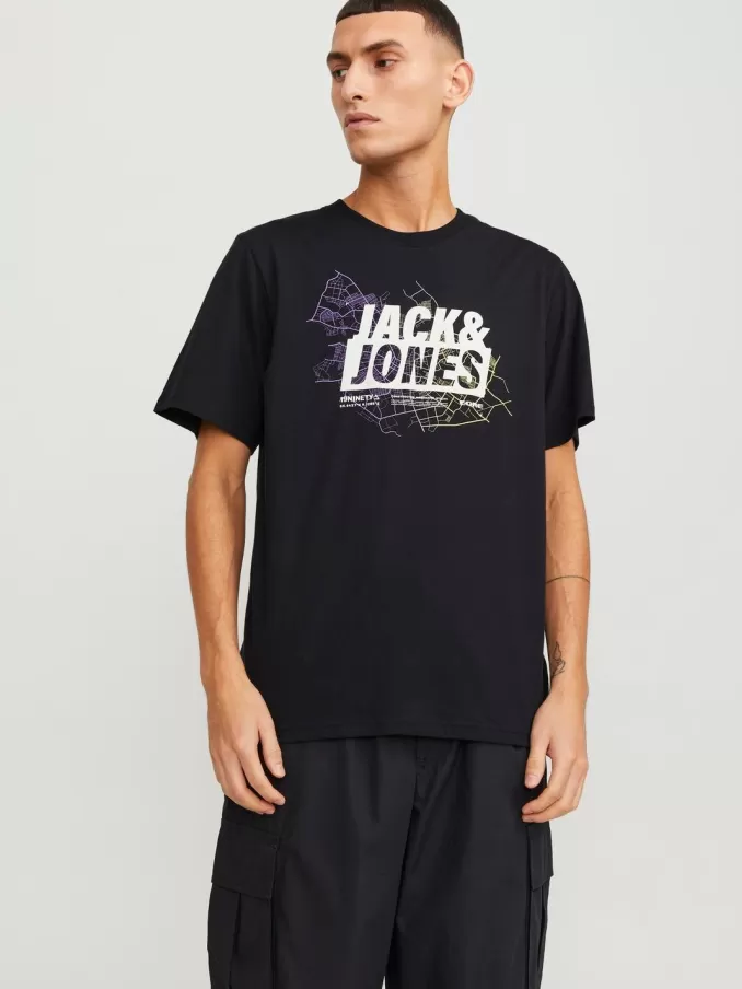 Printed Round neck T-shirt-Jack & Jones Best Sale