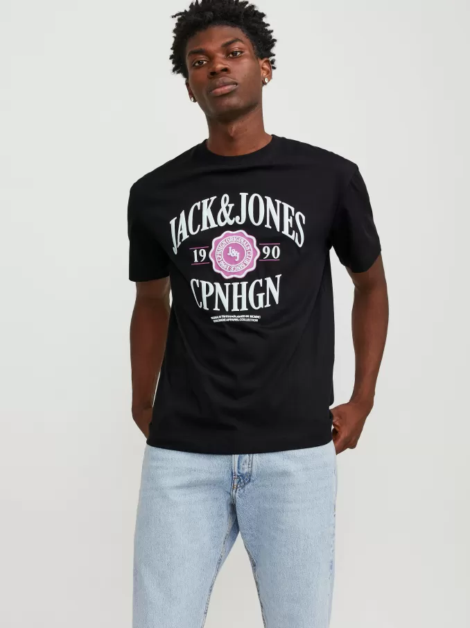 Printed Round neck T-shirt-Jack & Jones Store