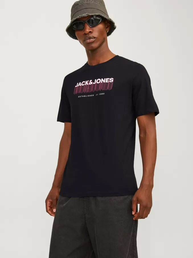 Printed Round neck T-shirt-Jack & Jones Best Sale