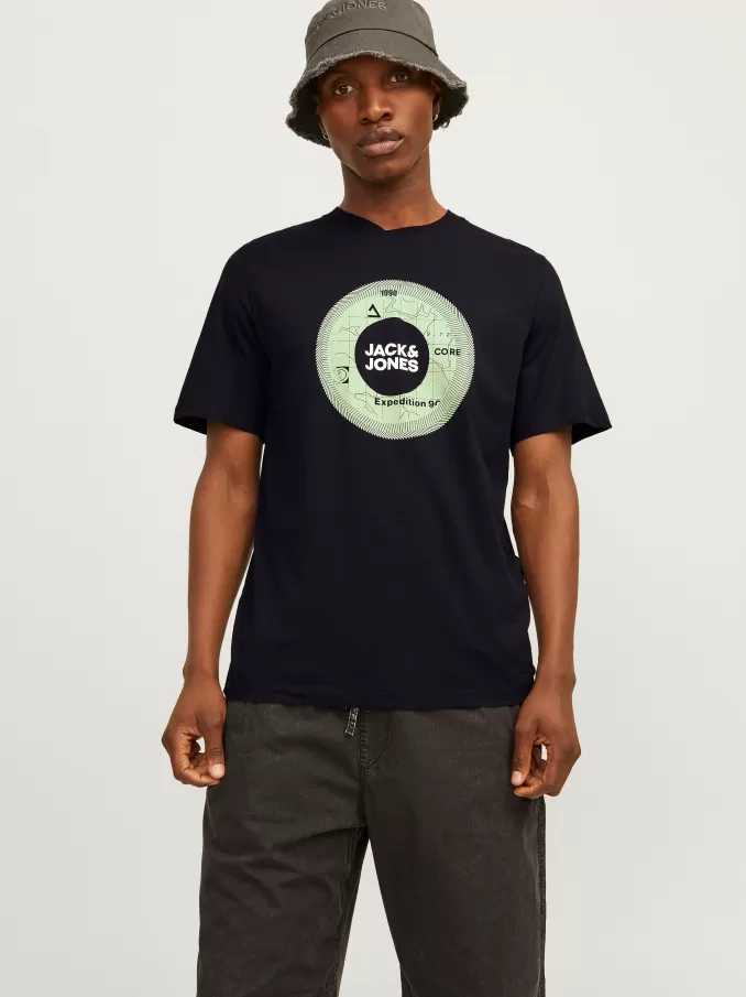 Printed Round neck T-shirt-Jack & Jones Clearance