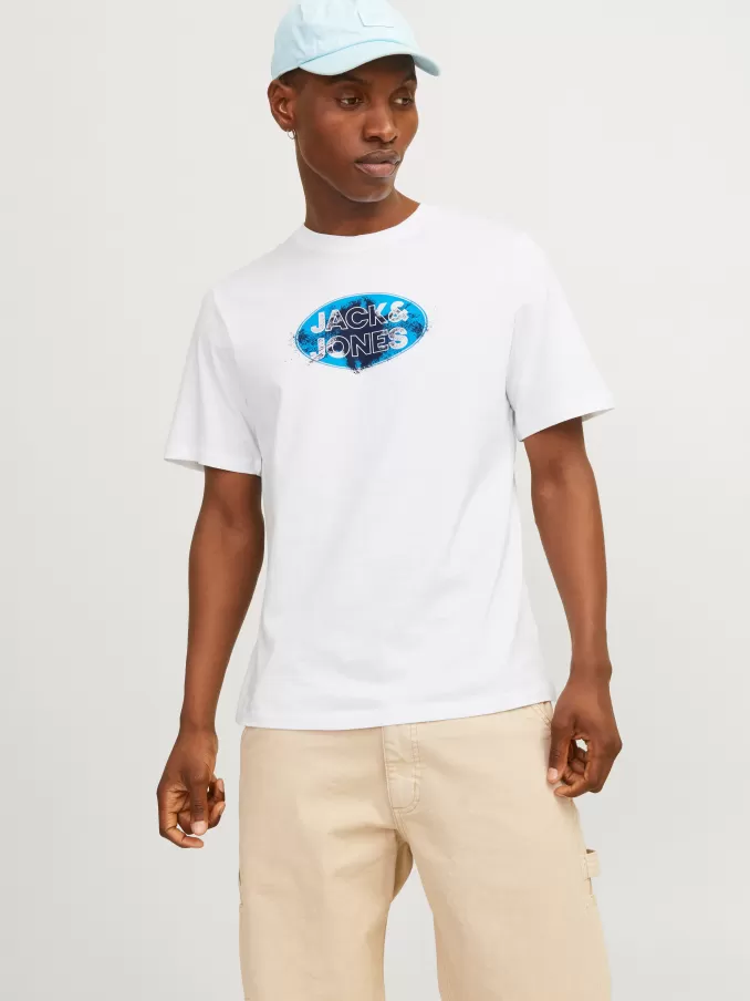 Printed Round neck T-shirt-Jack & Jones Online