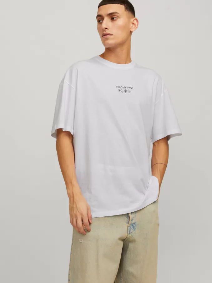 Printed Round Neck T-shirt-Jack & Jones Online