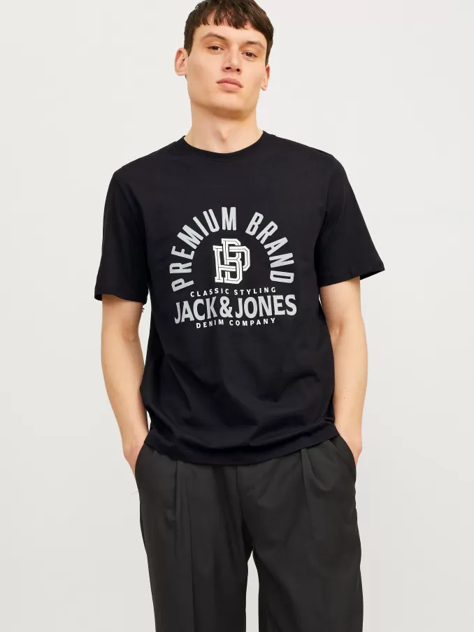 Printed Round neck T-shirt-Jack & Jones New