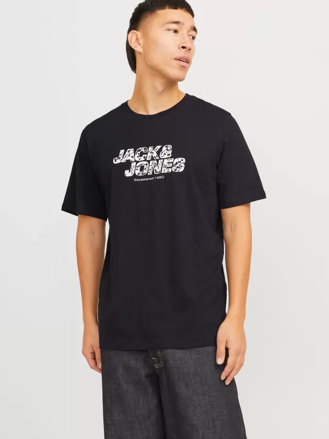 Printed Round neck T-shirt-Jack & Jones New