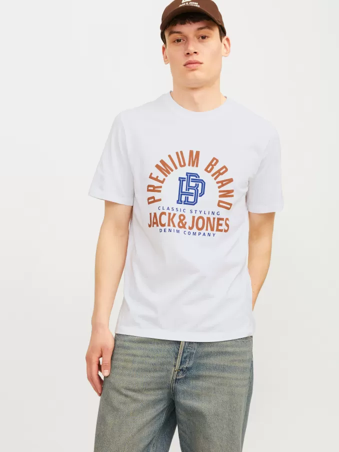 Printed Round neck T-shirt-Jack & Jones Sale