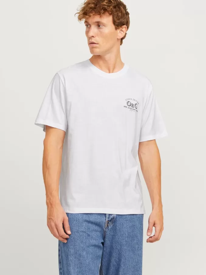 Printed Round neck T-shirt-Jack & Jones Flash Sale