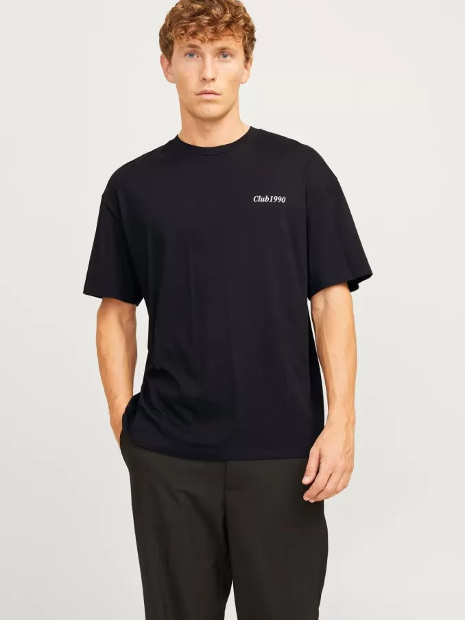 Printed Round Neck T-shirt-Jack & Jones Best