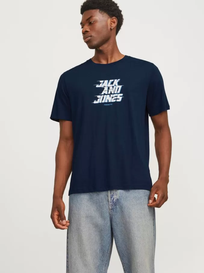 Printed Round neck T-shirt-Jack & Jones Best Sale