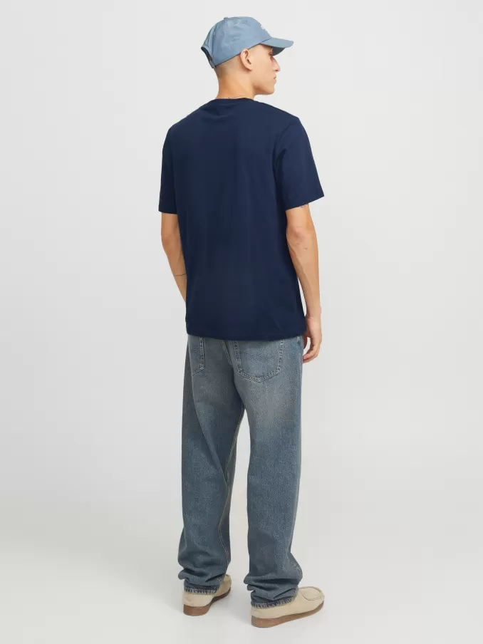 Printed Round neck T-shirt-Jack & Jones Clearance