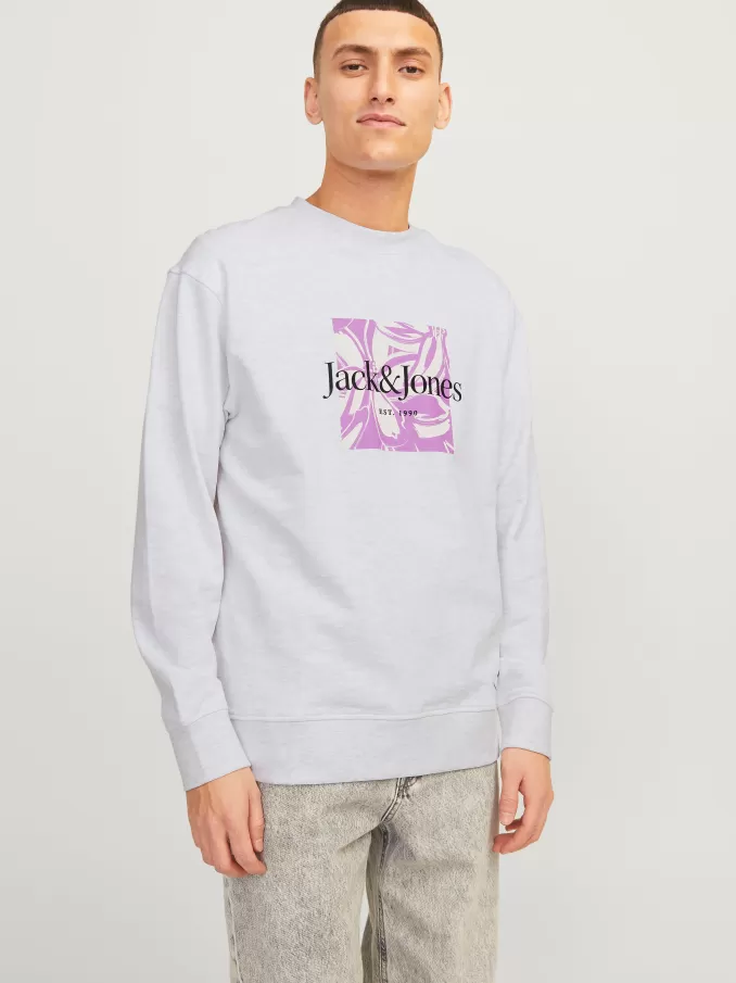 Printed Sweatshirt-Jack & Jones Best Sale