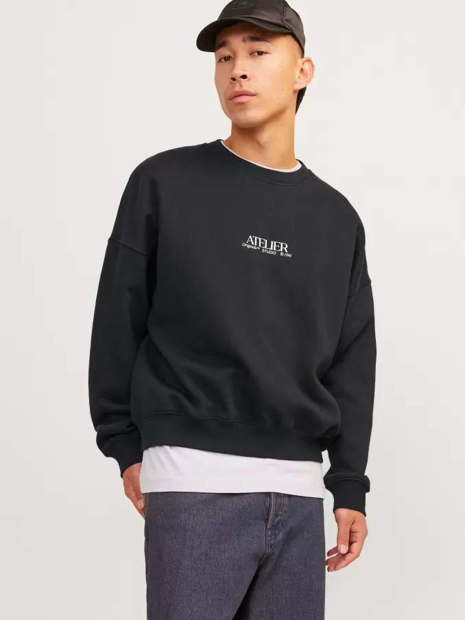 Printed Sweatshirt-Jack & Jones Discount