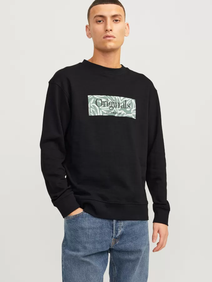 Printed Sweatshirt-Jack & Jones Clearance