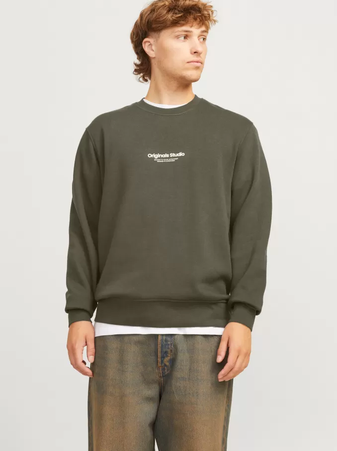 Printed Sweatshirt-Jack & Jones Fashion