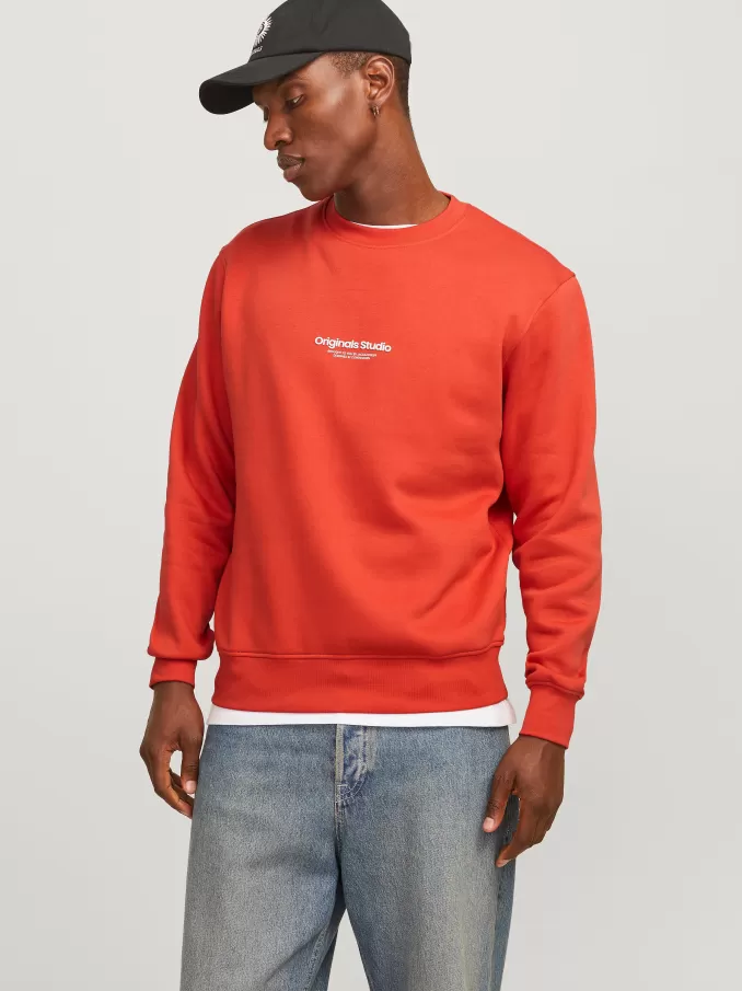 Printed Sweatshirt-Jack & Jones Discount