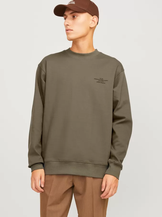 Printed Sweatshirt-Jack & Jones Flash Sale