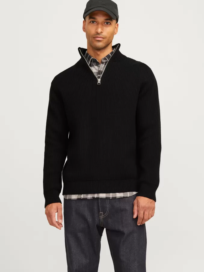 RDD Plain Quarter zip-Jack & Jones Clearance