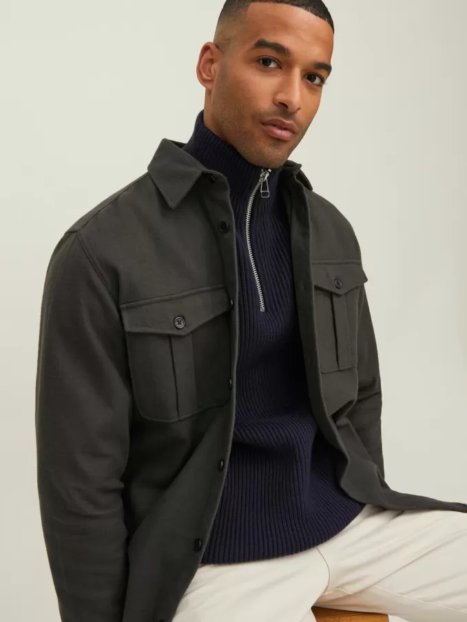 RDD Plain Quarter zip-Jack & Jones Clearance