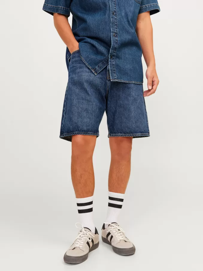 Relaxed Fit Denim shorts-Jack & Jones Cheap