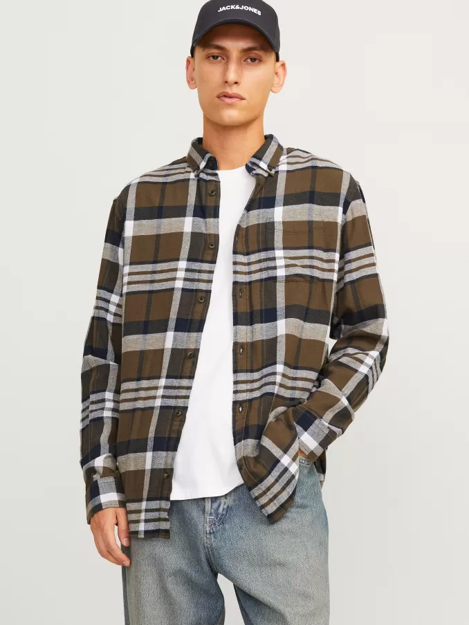 Slim Fit Checked shirt-Jack & Jones Cheap