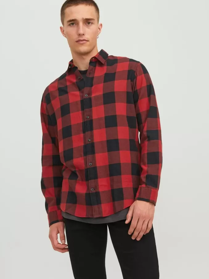 Slim Fit Checked shirt-Jack & Jones Discount