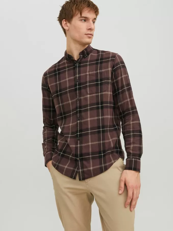 Slim Fit Checked shirt-Jack & Jones Clearance