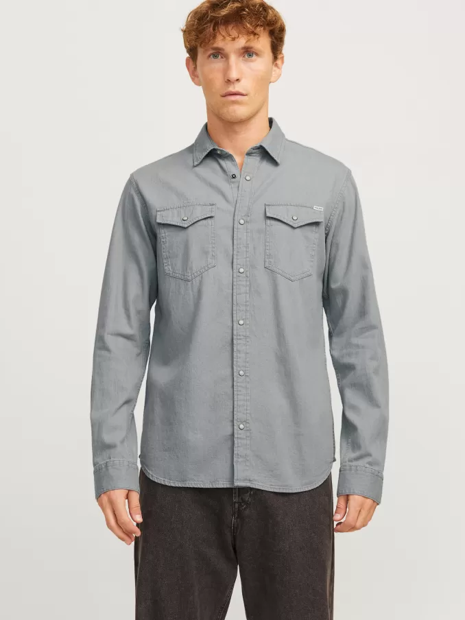 Slim Fit Denim Shirt-Jack & Jones Online