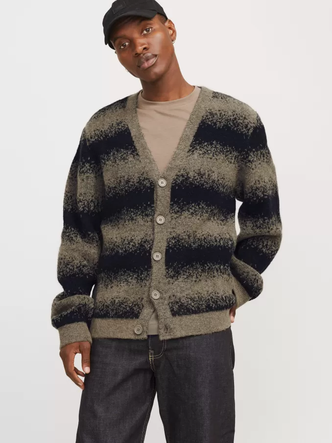 Striped Knitted cardigan-Jack & Jones Best Sale