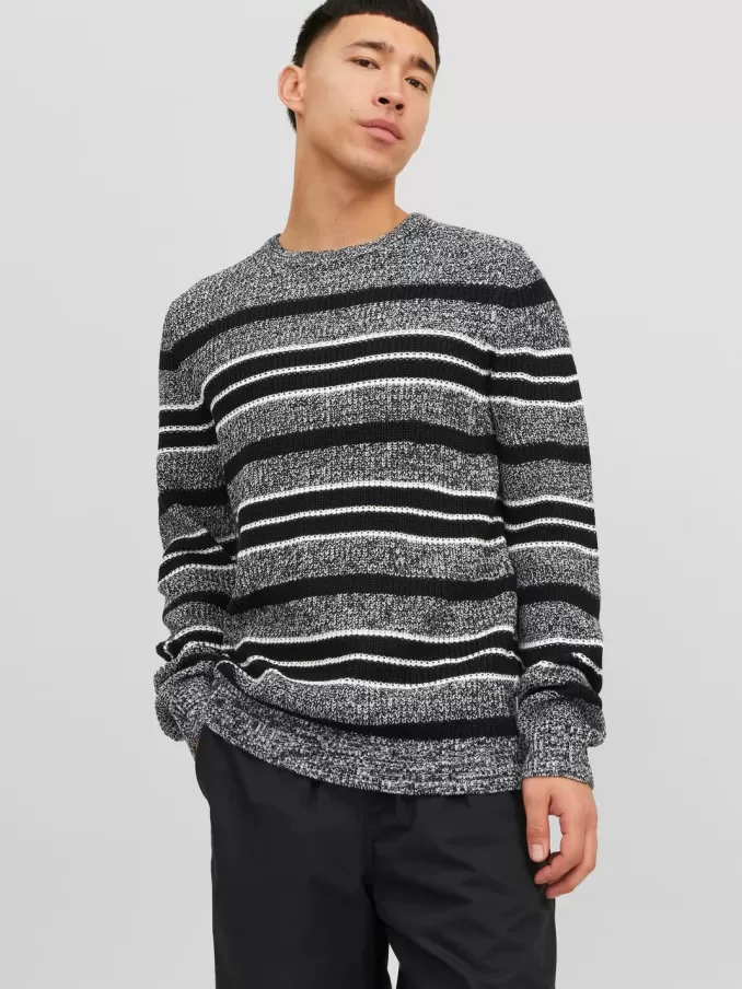 Striped Knitted pullover-Jack & Jones Sale