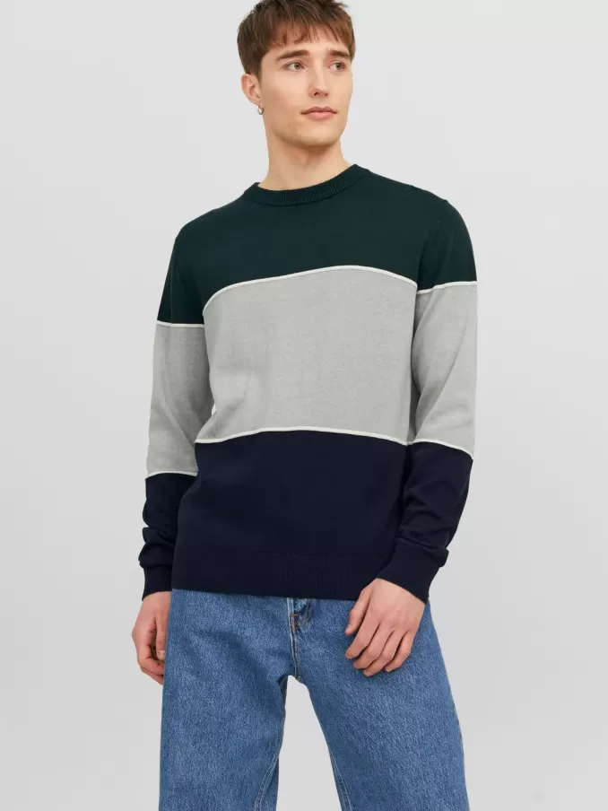 Striped Knitted pullover-Jack & Jones Shop