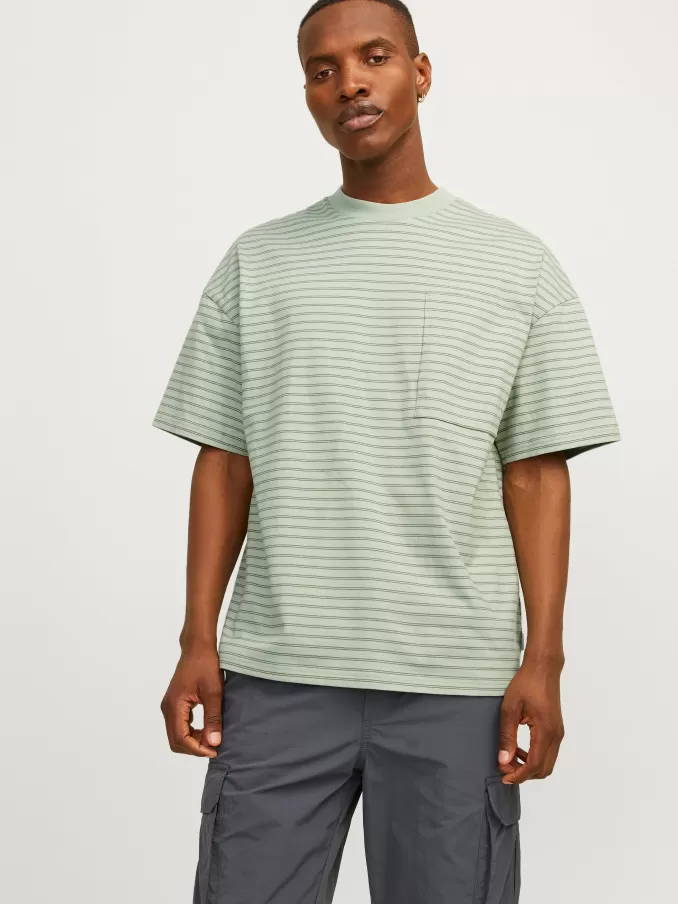 Striped Round neck T-shirt-Jack & Jones Sale