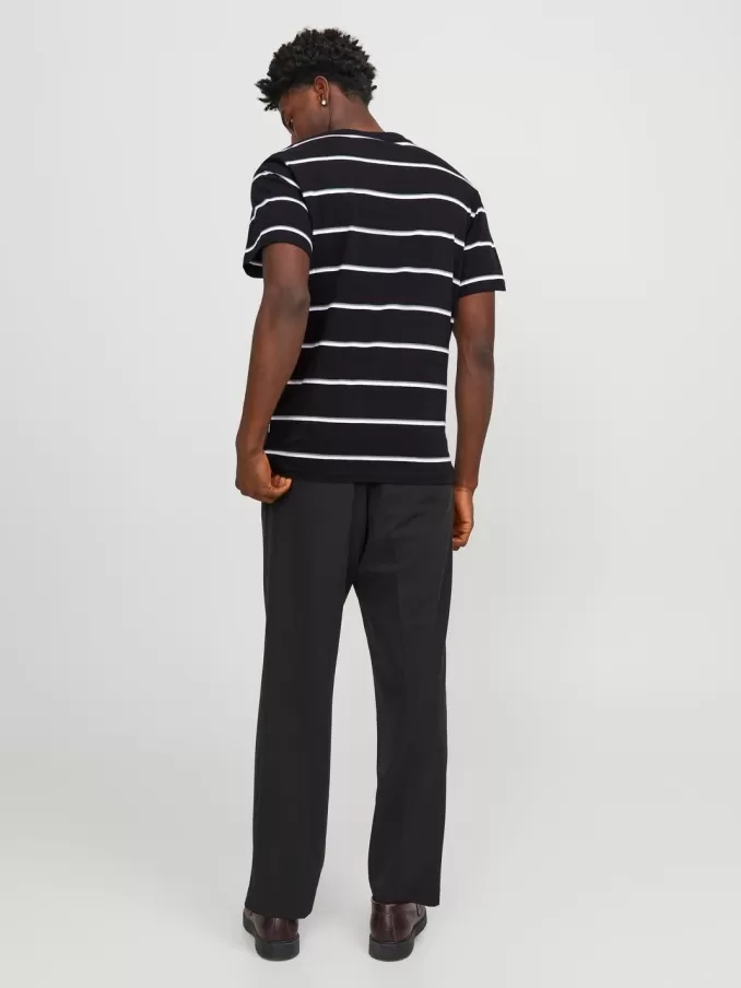 Striped Round neck T-shirt-Jack & Jones New