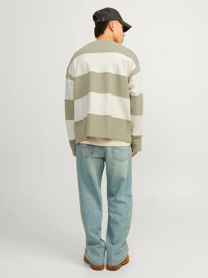 Striped Sweatshirt-Jack & Jones Fashion