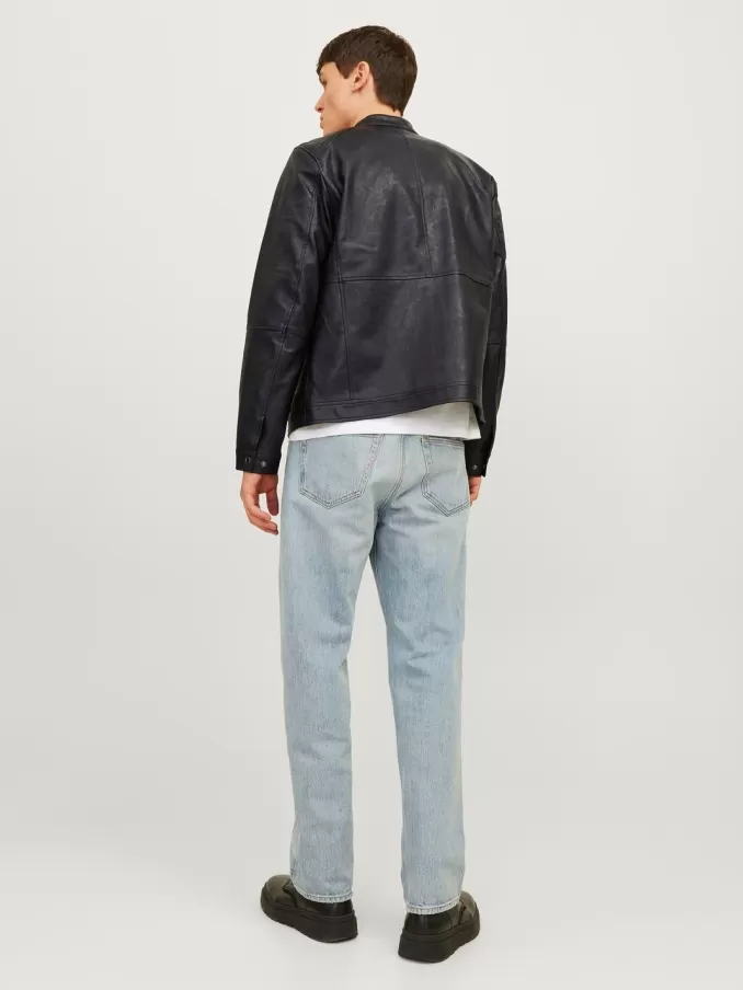 Synthetic leather jacket-Jack & Jones Shop