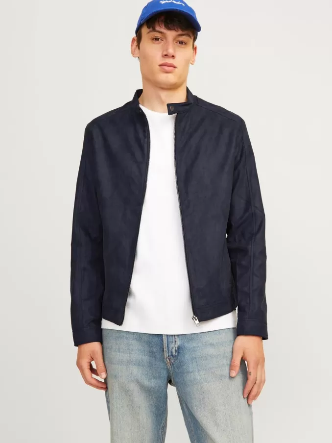 Synthetic suede jacket-Jack & Jones Shop