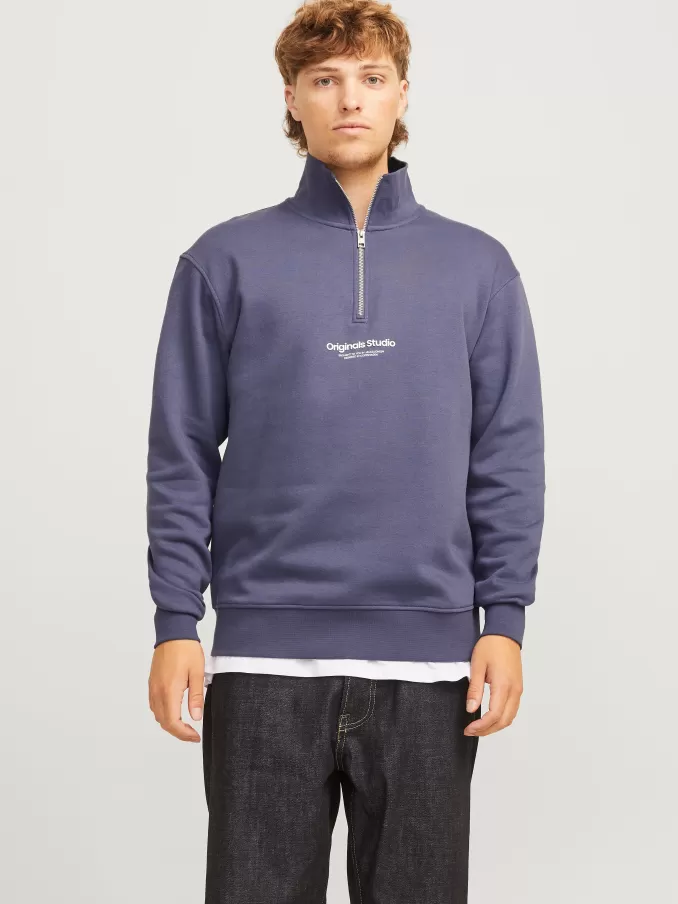 Text Half zip-Jack & Jones Cheap