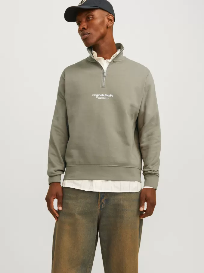 Text Half zip-Jack & Jones Shop