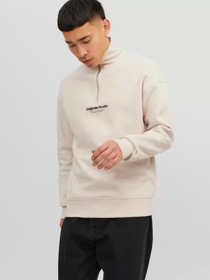 Text Half zip-Jack & Jones Cheap