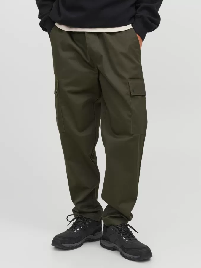 Wide Fit Cargo trousers-Jack & Jones Fashion