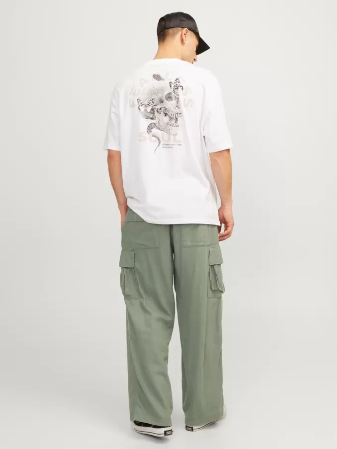 Wide Fit Cargo trousers-Jack & Jones New