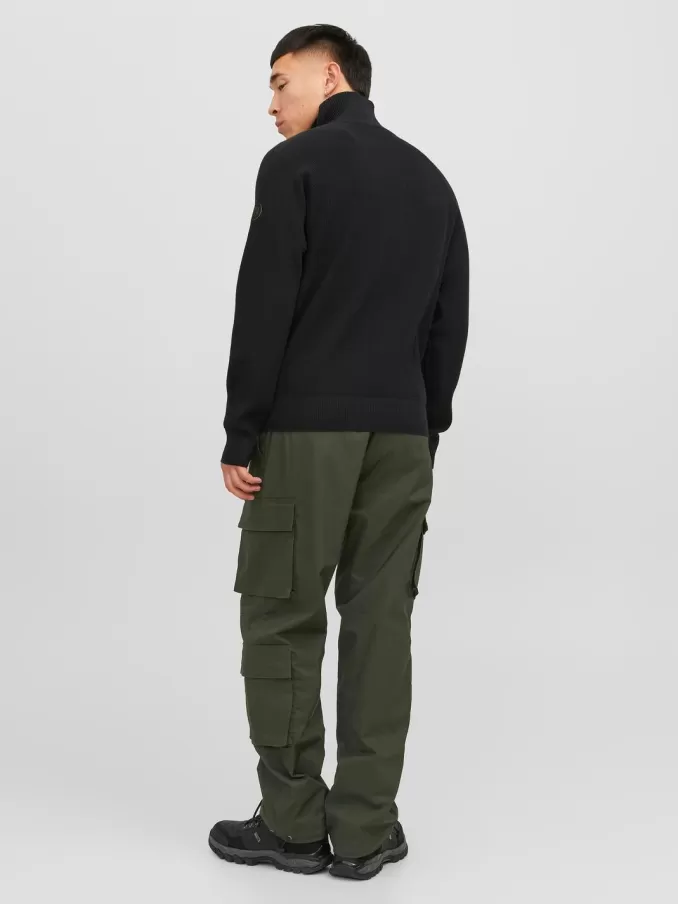 Wide Fit Cargo trousers-Jack & Jones New