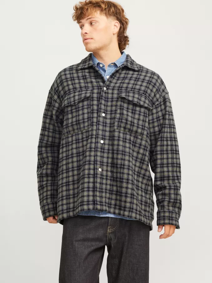 Wide Fit Overshirt-Jack & Jones Clearance