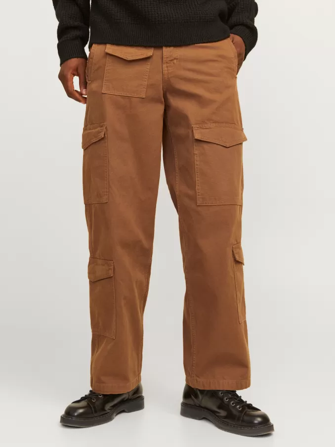 Wide-Leg Fit Cargo trousers-Jack & Jones New