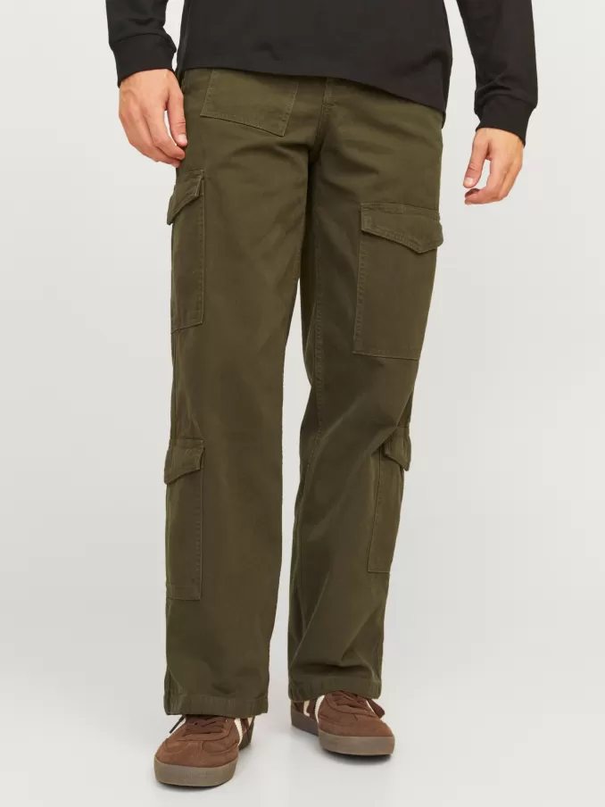 Wide-Leg Fit Cargo trousers-Jack & Jones Online