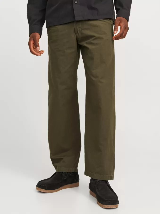 Wide-Leg Fit Chino pants-Jack & Jones Best Sale