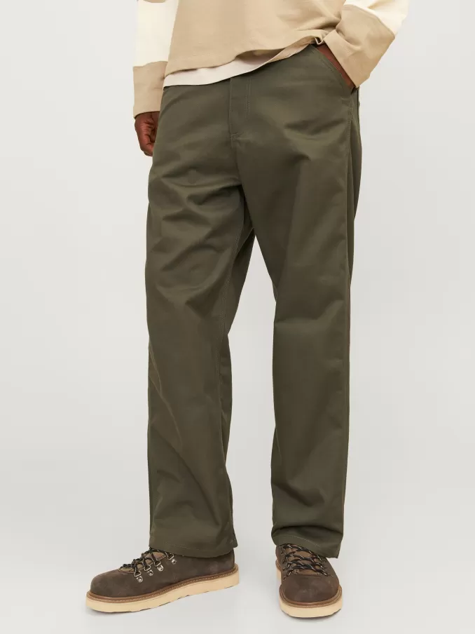 Wide-Leg Fit Worker pants-Jack & Jones Best