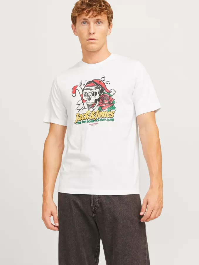 X-mas Crew neck T-shirt-Jack & Jones Sale