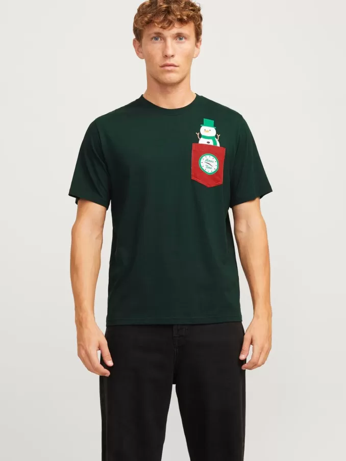 X-mas Crew neck T-shirt-Jack & Jones Fashion