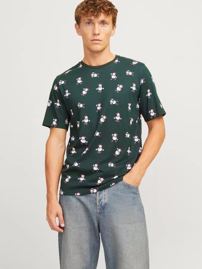 X-mas Crew neck T-shirt-Jack & Jones Best Sale