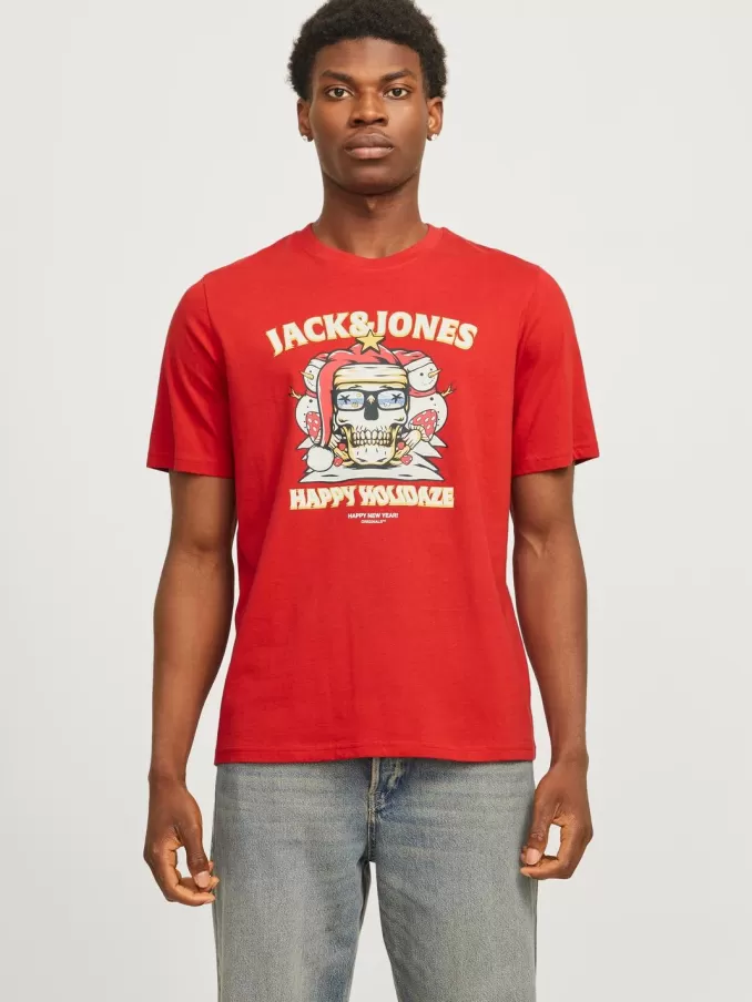 X-mas Crew neck T-shirt-Jack & Jones Shop