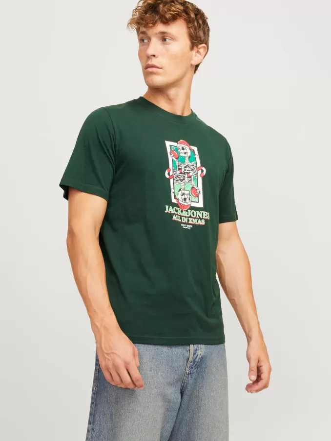 X-mas Crew neck T-shirt-Jack & Jones New